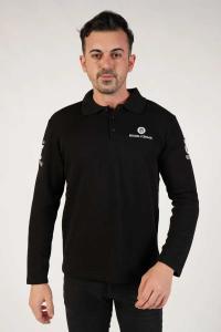 50_cotton_50_polyester_polo_neck_sweatshirt_4 % 50 Cotton % 50 Polyester Polo Neck Sweatshirt - Sweatshirts Turkey